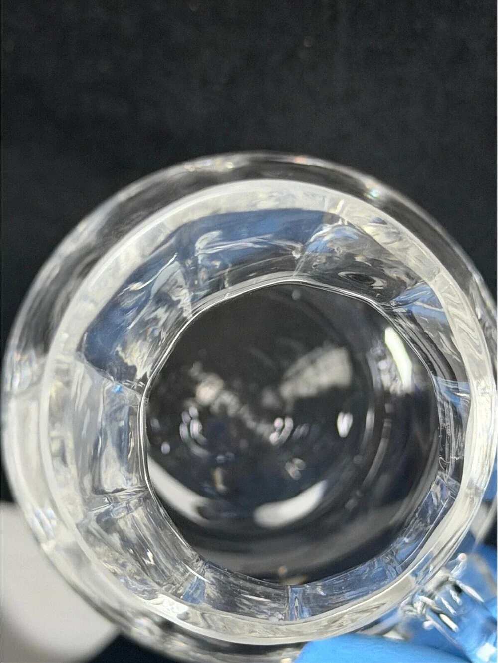 Wedgwood Clear Crystal Glass Pitcher Elegant Serving Piece